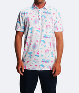 Miami Slice Polo White